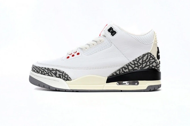 TBK DN3707-100 Jordan Retro 3 Reimagined White Cement 0805
